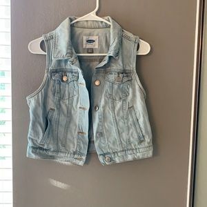 Old Navy size medium jean vest